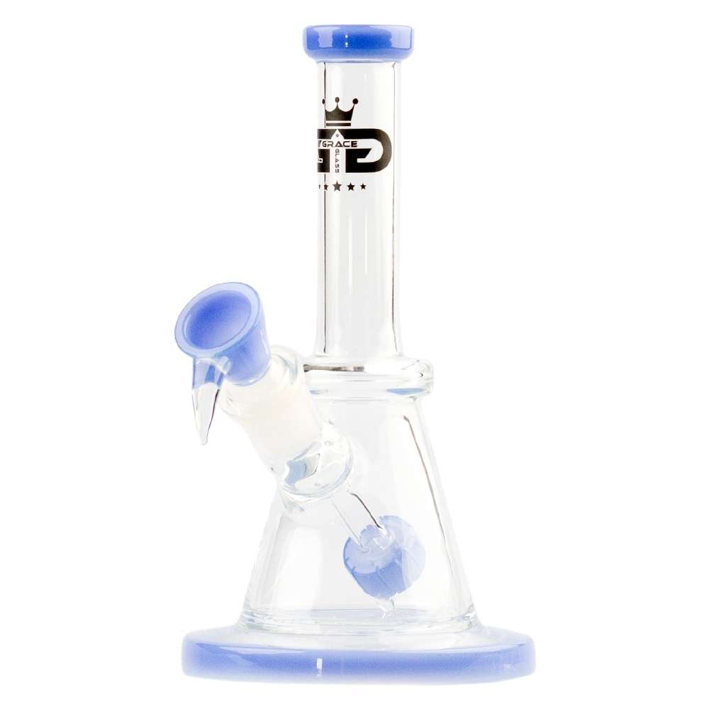 Grace Glass | Limited Edition Blue Beaker Bong | H:21cm Socket:18,8cm TH:mm