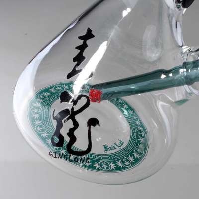 Black Leaf Black Leaf Beaker Bong QINGLONG