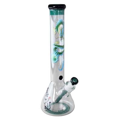 Black Leaf Black Leaf Beaker Bong QINGLONG
