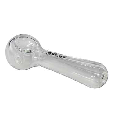 Black Leaf Spoon Pipe for Resins