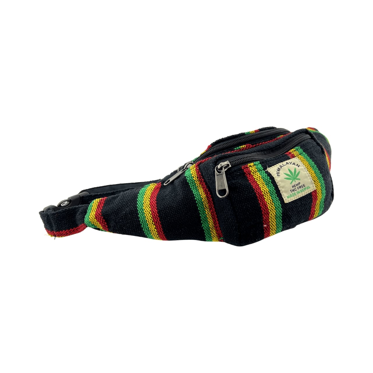 Handmade Himalayan Hemp Money Belt - Rasta