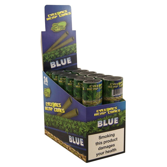 Cyclones Hemp Cones - Blue