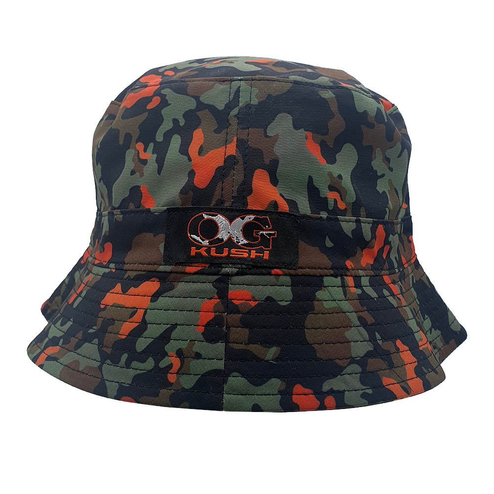 Lauren Rose Reversible Camo Bucket Hat - OG Kush/Buddha Cheese