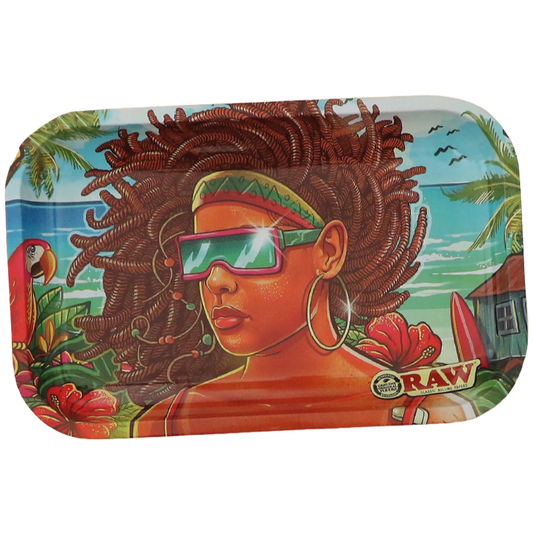 Raw Rolling Tray Brazil 3rd Edition - Small 17.5cm x 27.5cm