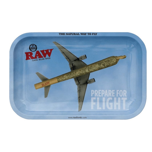 Raw Rolling Tray Flying - Small 17.5cm x 27.5cm