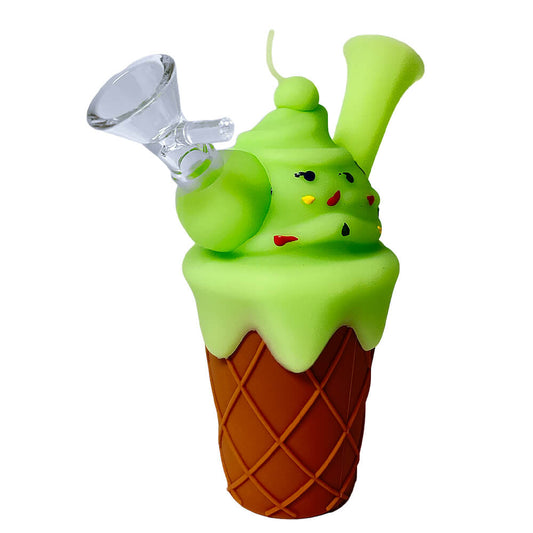 Ice Cream Cone Silicone Pipe  14cm