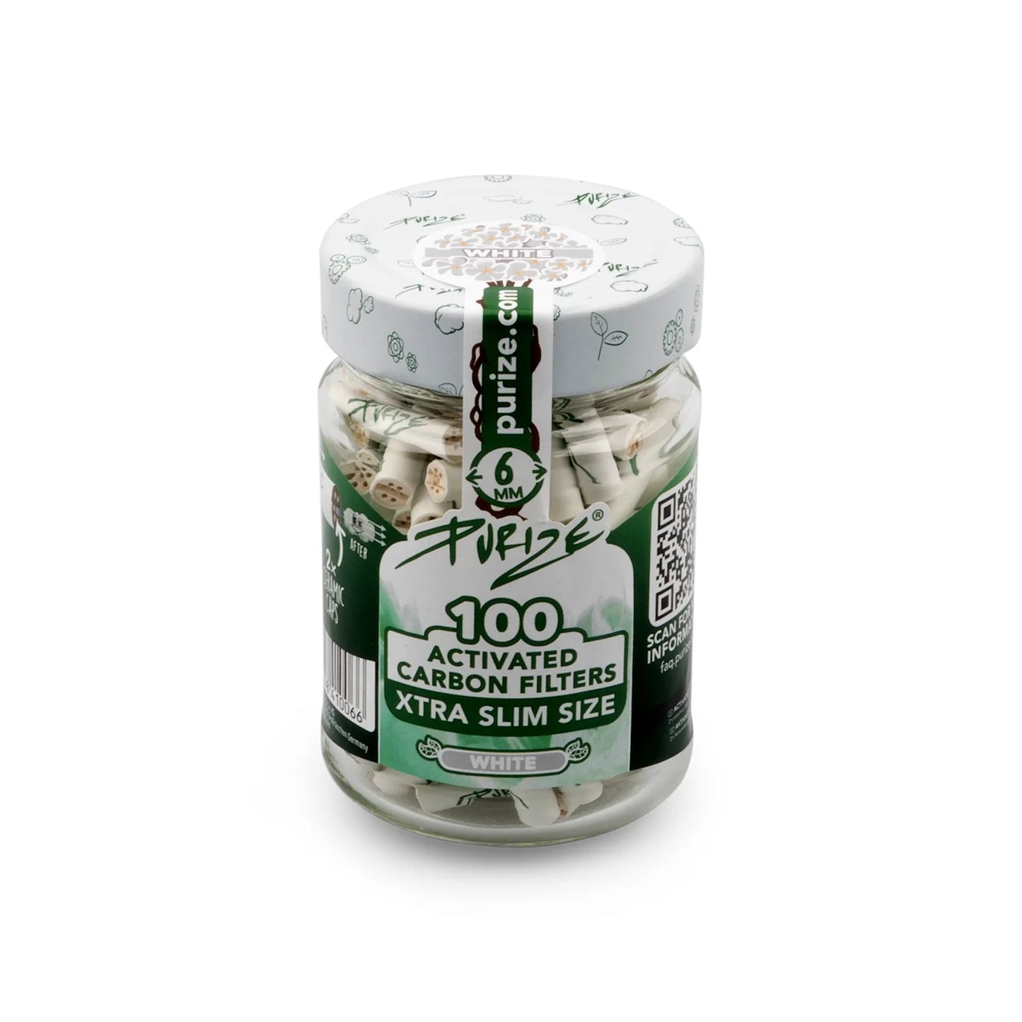 100   PURIZE®   Glass   |   XTRA   Slim   Size