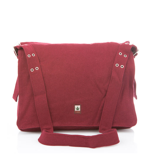 Large Hemp Vegan Shoulder Bag 38x29x8cm