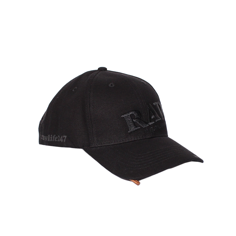 RAW Black on Black Cap Poker Cap