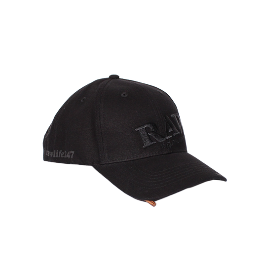 RAW Black on Black Cap Poker Cap