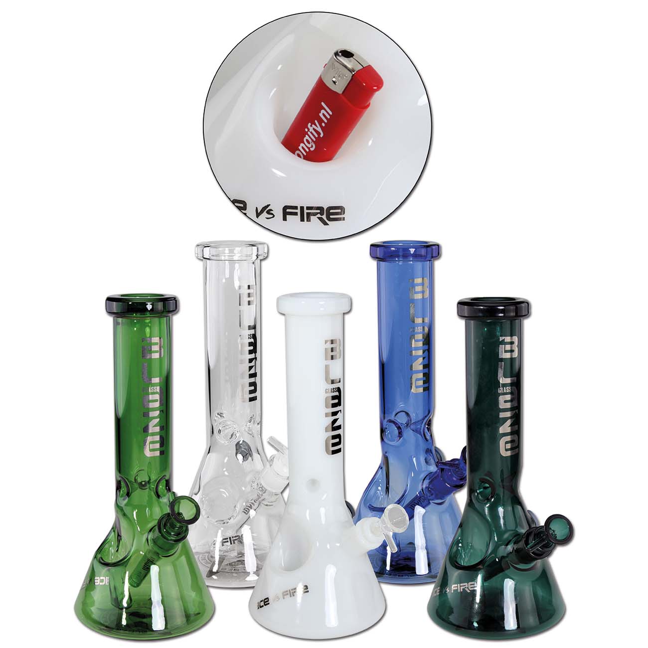 BLAZE Ice Bong Ice vs. Fire