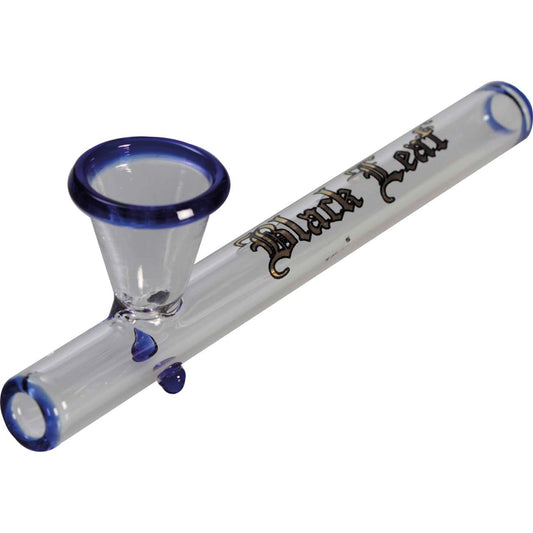 Black leaf glass pipe