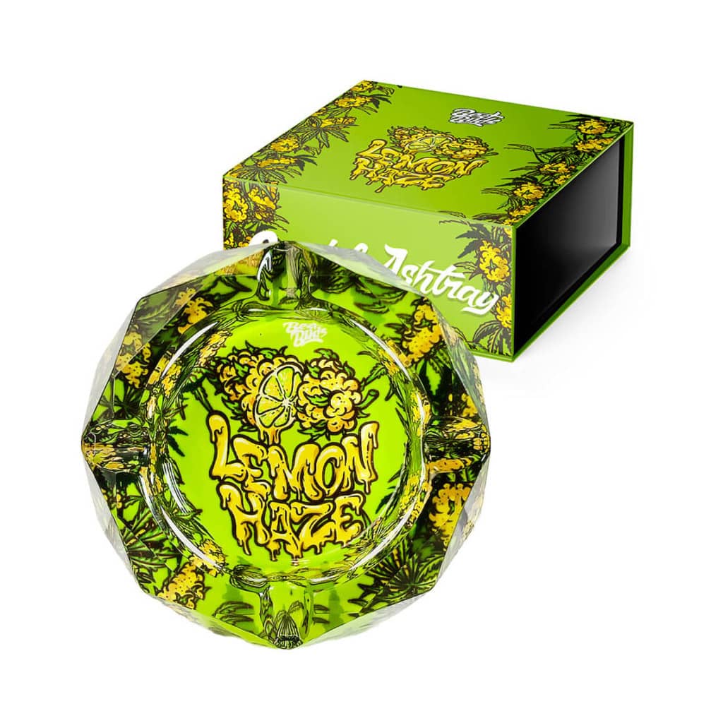 Best Buds Lemon Haze Crystal Ashtray Giftbox