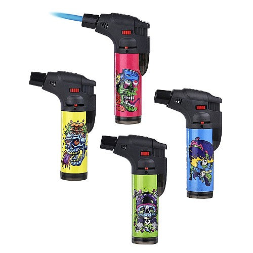 Blue flame lighters