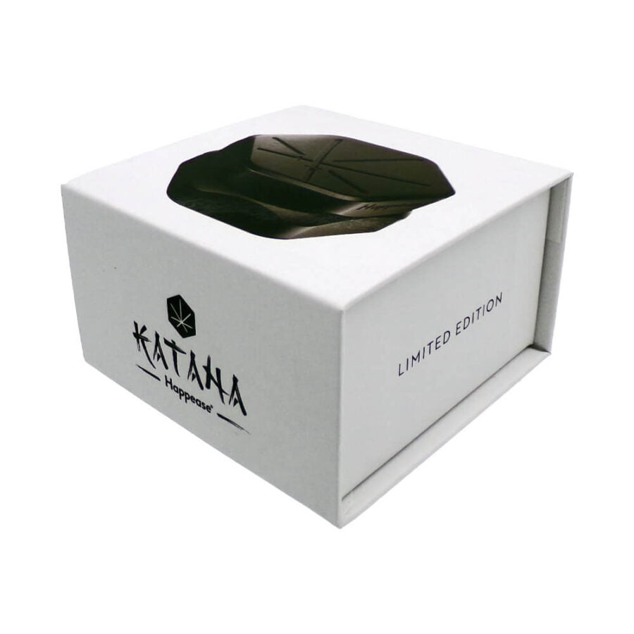 Katana Aluminium Grinder Black 2 Parts – 60mm