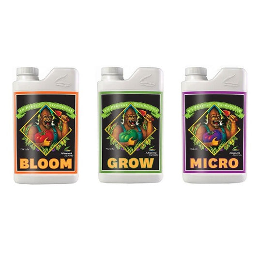 Advanced Nutrients MICRO BLOOM GROW 3x1L set with pH perfect formula Advanced Nutrients