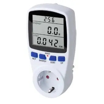 Watt Meter - Wattage energy meter / socket power monitor Tree Of Life Growshop - Gozo